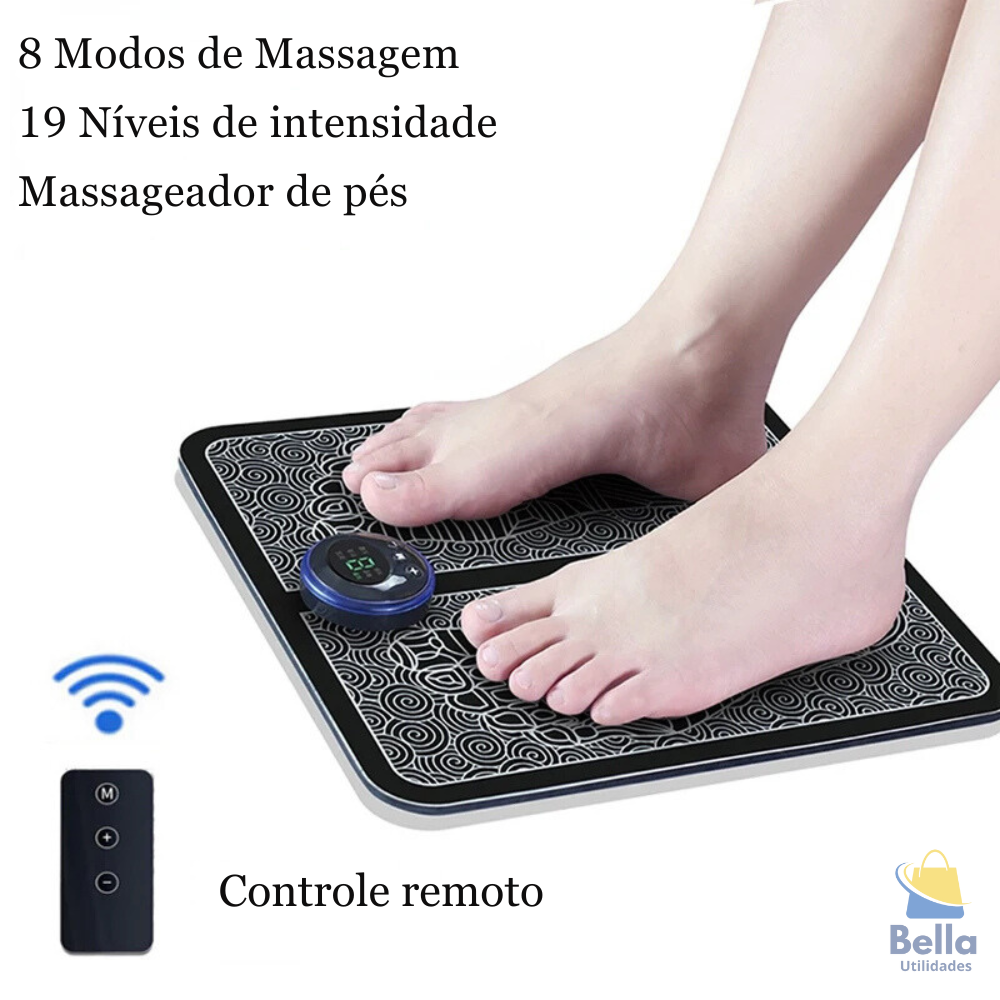 Esteira elétrica portátil Massageadora para pés - RelaxWave